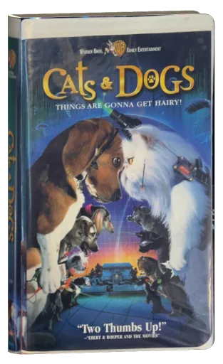 Cats & Dogs VHS, Warner Bros.