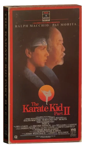 The Karate Kid Part II VHS, RCA/Columbia Pictures Home Video