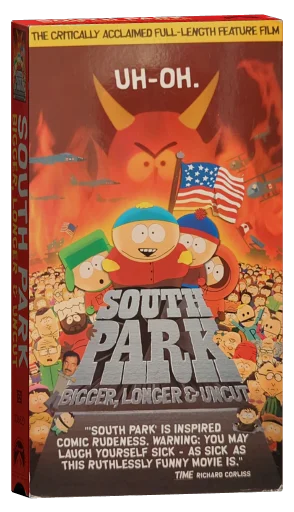 South Park: Bigger, Longer & Uncut VHS, Paramount Home Video