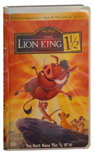 The Lion King 1½ VHS, Walt Disney Home Entertainment