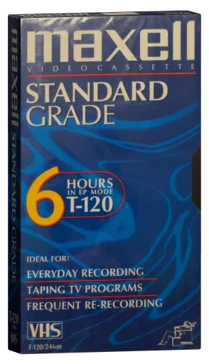 Maxell Standard Grade VHS, Maxell