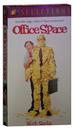 Office Space VHS, 20th Century Fox Home Entertainment