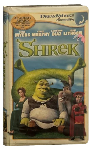 Shrek VHS, DreamWorks Home Entertainment