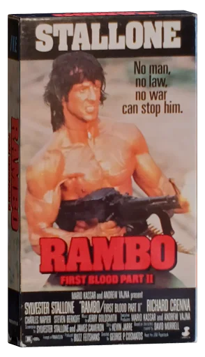 Rambo: First Blood Part II VHS, International Video Entertainment