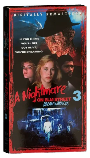 A Nightmare on Elm Street 3: Dream Warriors VHS, New Line Home Video