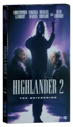 Highlander II: The Quickening VHS, Republic Pictures