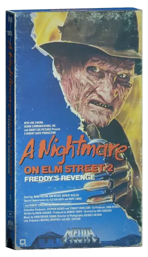 A Nightmare on Elm Street Part 2: Freddy's Revenge VHS, Media