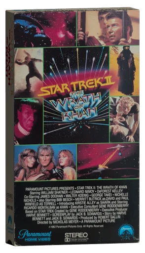 Star Trek II: The Wrath of Khan VHS, Paramount Home Video