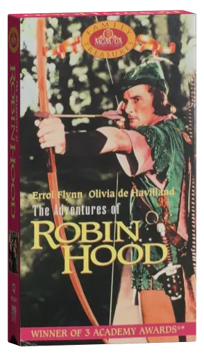The Adventures of Robin Hood VHS, MGM