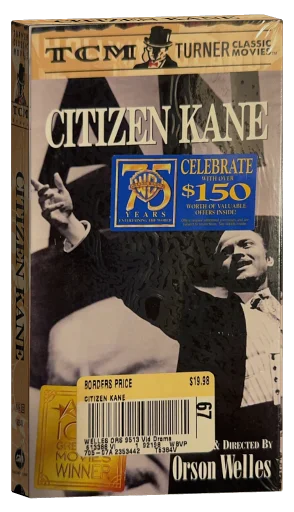 Citizen Kane VHS, Turner Home Entertainment