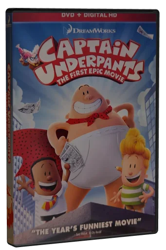 Captain Underpants: The First Epic Movie DVD, DreamWorks Animation