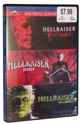Hellraiser: Hellseeker DVD, Alliance Releasing Home Video