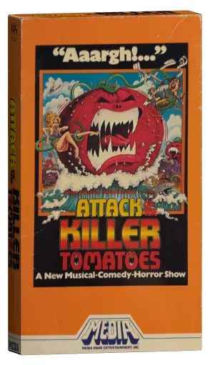 Attack of the Killer Tomatoes! VHS, Media Home Entertainment