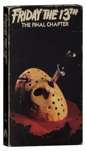 Friday the 13th: The Final Chapter VHS, Paramount Pictures