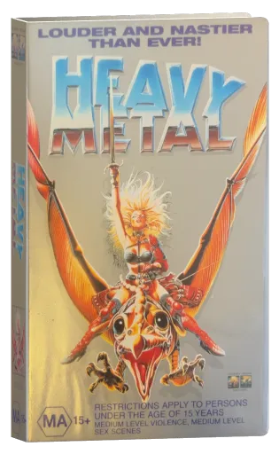 Heavy Metal VHS, Columbia TriStar Home Video