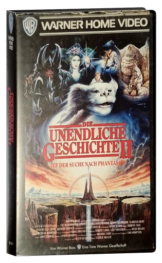 The NeverEnding Story II: The Next Chapter VHS, Warner Home Video