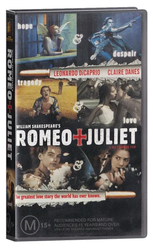 Romeo + Juliet VHS, Twentieth Century Fox Home Entertainment