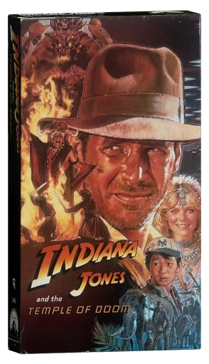 Indiana Jones and the Temple of Doom VHS, Paramount Pictures
