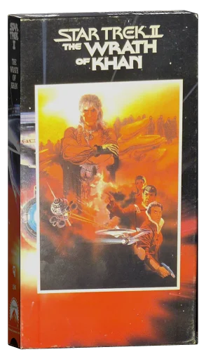 Star Trek II: The Wrath of Khan VHS cover