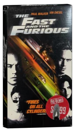 The Fast and the Furious VHS, Universal Studios Home Video
