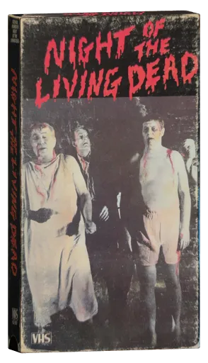 Night of the Living Dead VHS, GoodTimes Home Video