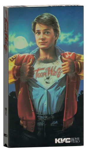 Teen Wolf VHS, KVC Home Video