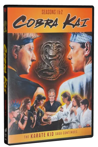 Cobra Kai: Seasons 1 & 2 DVD cover