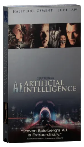 A.I. Artificial Intelligence VHS, DreamWorks Home Entertainment