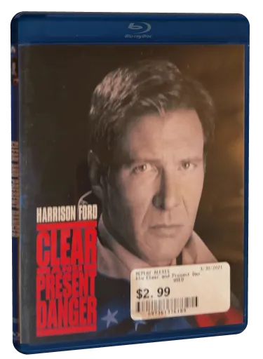 Clear and Present Danger Blu-ray, Paramount Pictures Home Entertainment