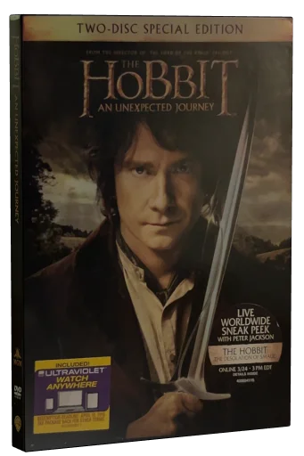 The Hobbit: An Unexpected Journey DVD, Warner Bros.