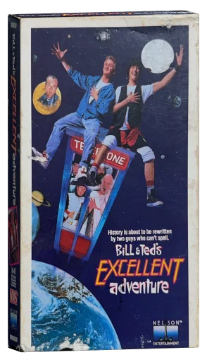 Bill & Ted's Excellent Adventure VHS, Nelson Entertainment