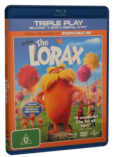 The Lorax Blu-ray, Universal
