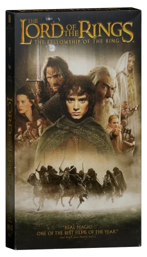 The Lord of the Rings: The Fellowship of the Ring VHS, New Line Home Entertainment