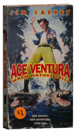 Ace Ventura: When Nature Calls VHS, Warner Home Video