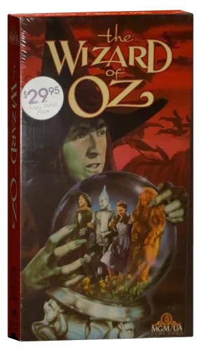 The Wizard of Oz VHS, MGM/UA Home Video