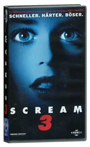 Scream 3 VHS, Kinowelt Home Entertainment