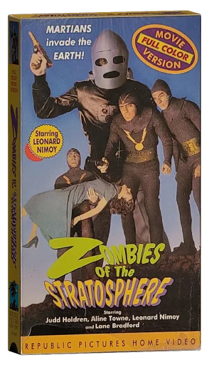 Zombies of the Stratosphere VHS, Republic Pictures Home Video