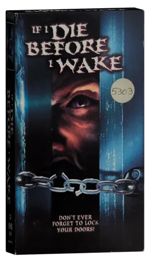 If I Die Before I Wake VHS, Artisan Home Entertainment