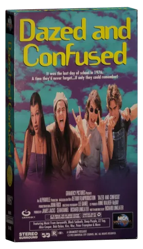 Dazed and Confused VHS, MCA Universal Home Video