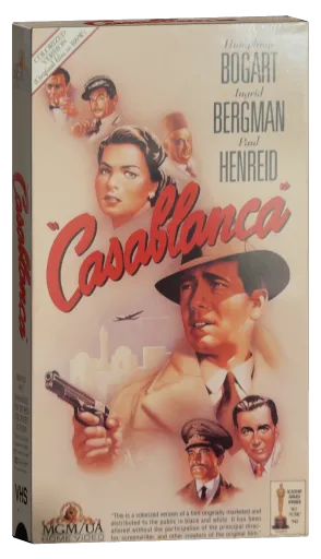 Casablanca VHS, MGM/UA Home Video