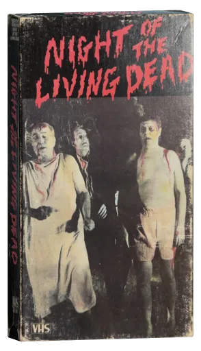 Night of the Living Dead VHS, GoodTimes Home Video