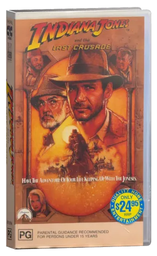 Indiana Jones and the Last Crusade VHS, CIC Video