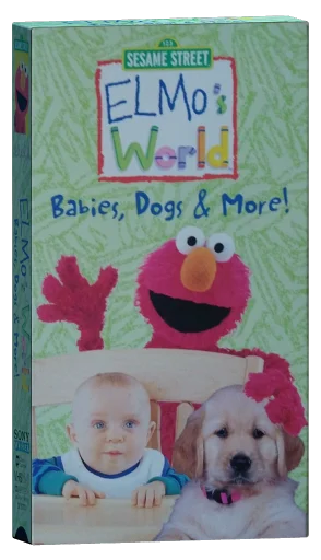 Sesame Street: Elmo's World: Babies, Dogs & More! VHS cover
