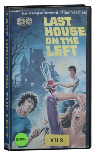 The Last House on the Left VHS, CIC
