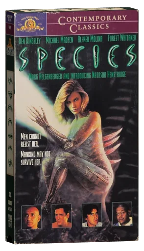 Species VHS, MGM/UA Home Video