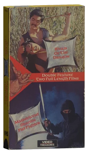 Rivals Of The Dragon / Magnificent Shaolin Fist Fighter VHS cover