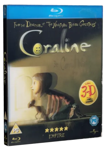 Coraline Blu-ray, Universal Studios Home Video