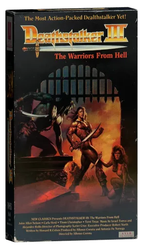 Deathstalker III: The Warriors from Hell VHS, Avid Home Entertainment