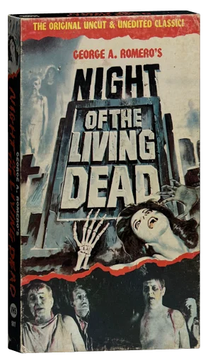 Night of the Living Dead VHS, GoodTimes Home Video