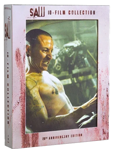 Saw 10-Film Collection Blu-ray cover